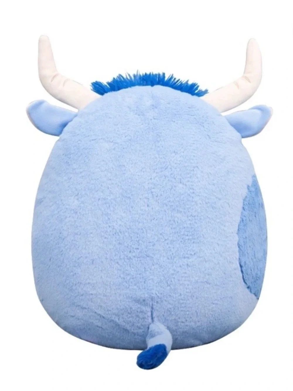 Squishmallows FuzzAMallow 16” Bermayeh Blue Cow Highland Bull BNWT Squishmallow - Picture 2 of 5